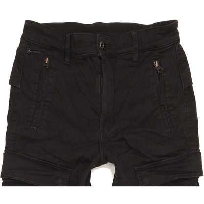 G-Star Cargo Black Skinny Slim Stretch Jeans High Waisted W26 L34