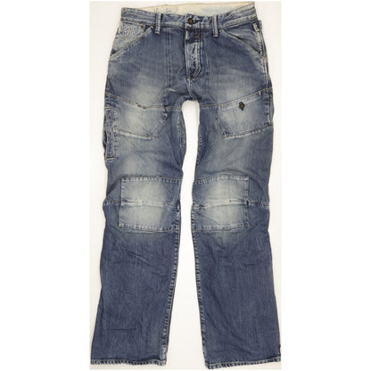 G-Star Trail Elwood Men Blue Straight Loose Jeans W34 L34
