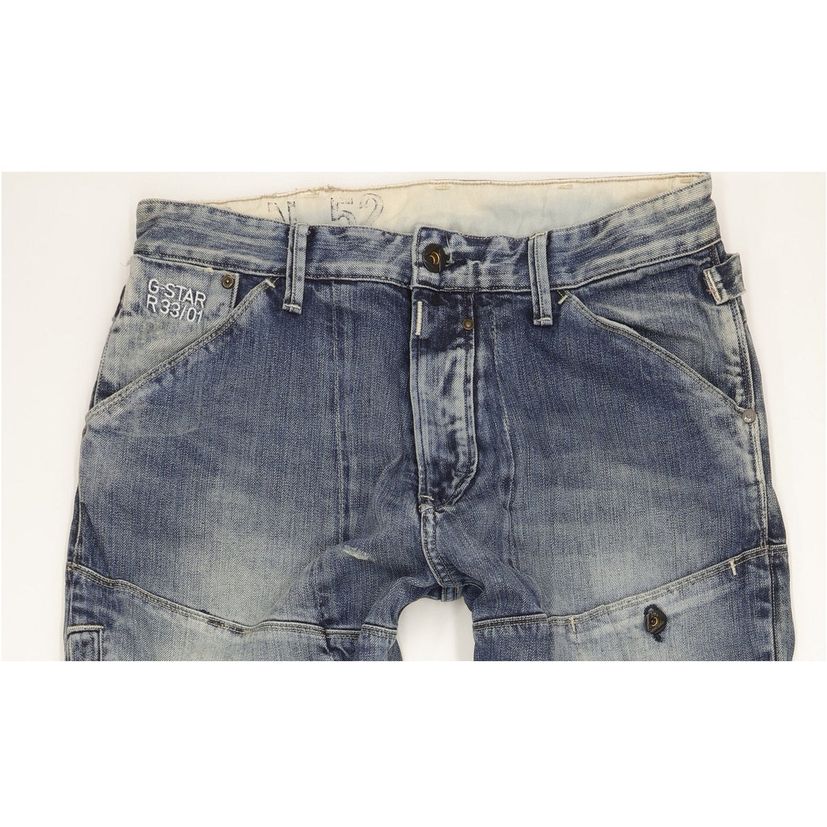 G-Star Trail Elwood Men Blue Straight Loose Jeans W34 L34