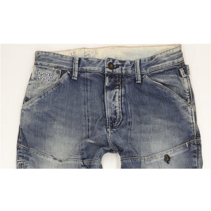 G-Star Trail Elwood Men Blue Straight Loose Jeans W34 L34