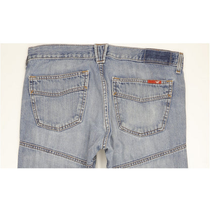 Mustang Worker Men Blue Straight Regular Jeans W32 L31