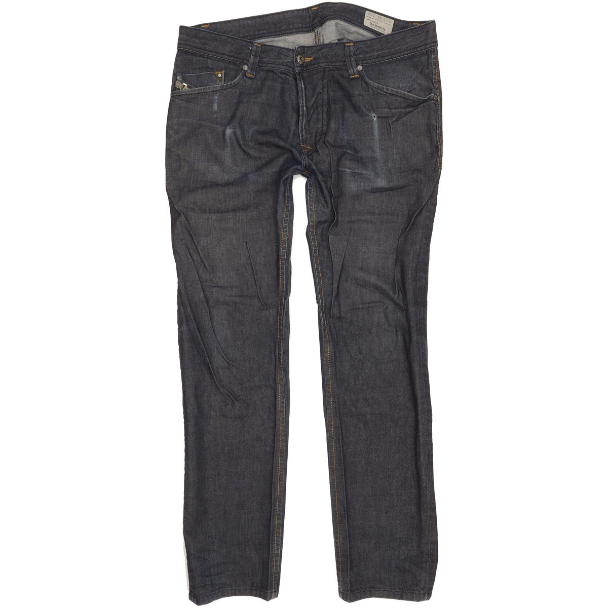Diesel Darron Men Navy Tapered Slim Jeans W34 L32