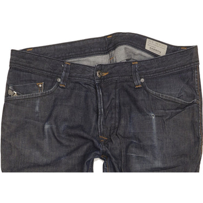 Diesel Darron Men Navy Tapered Slim Jeans W34 L32