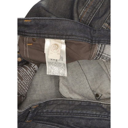 Diesel Darron Men Navy Tapered Slim Jeans W34 L32