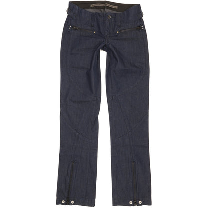 G-Star Ruston Women Blue Straight Slim Jeans W26 L32