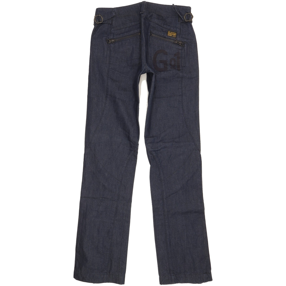 G-Star Ruston Women Blue Straight Slim Jeans W26 L32