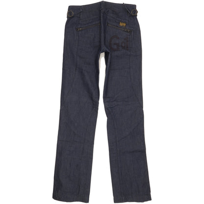G-Star Ruston Women Blue Straight Slim Jeans W26 L32
