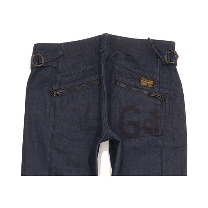 G-Star Ruston Women Blue Straight Slim Jeans W26 L32