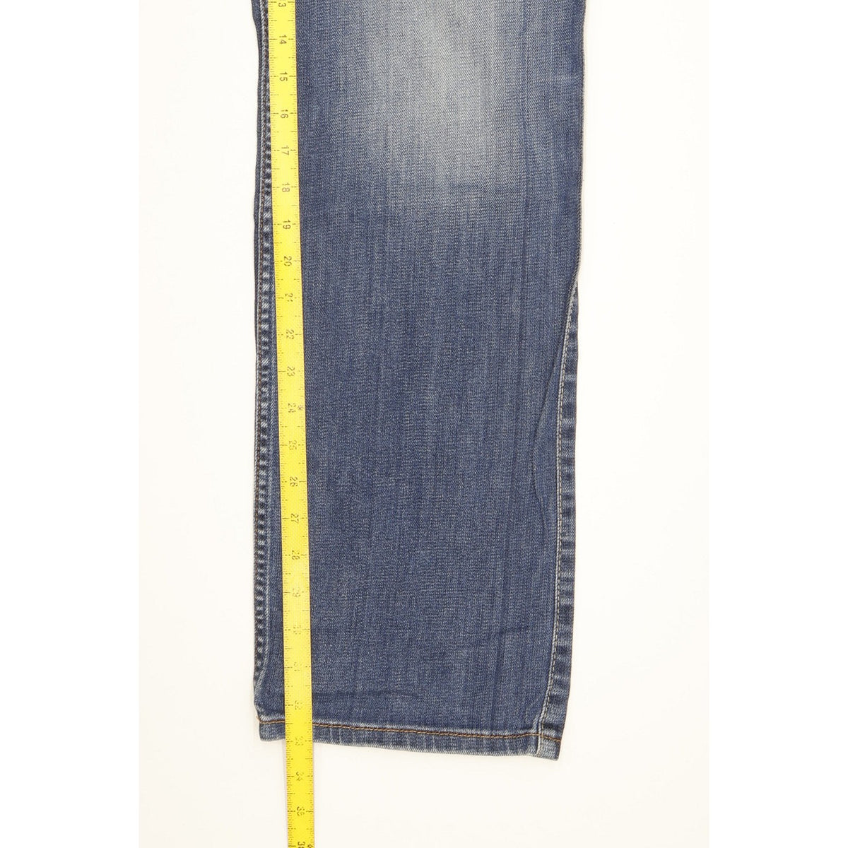 Mustang Tramper Men Blue Straight Regular Stretch Jeans W34 L33