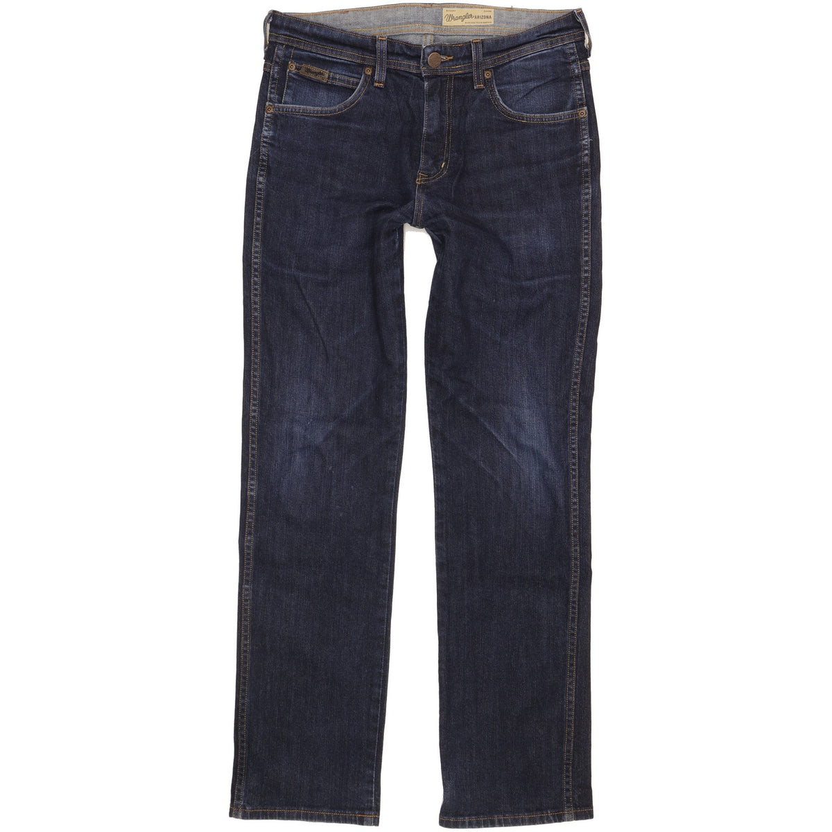 Wrangler Arizona Men Blue Straight Regular Stretch Jeans W32 L31