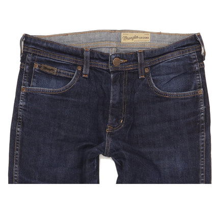 Wrangler Arizona Men Blue Straight Regular Stretch Jeans W32 L31