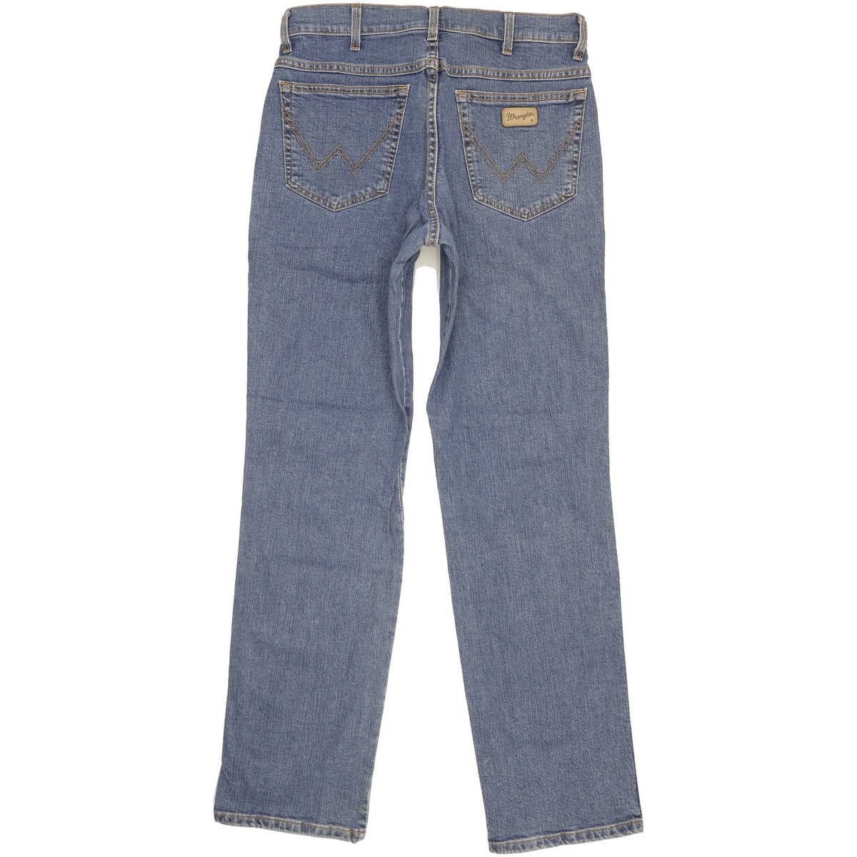 Wrangler Texas Men Blue Straight Regular Stretch Jeans W34 L33