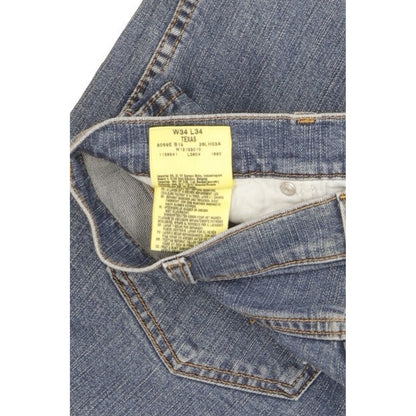 Wrangler Texas Men Blue Straight Regular Stretch Jeans W34 L33