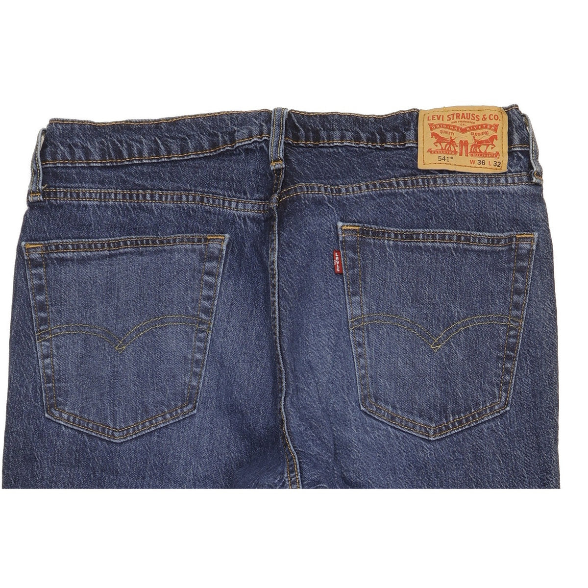 Levi's 541 Men Blue Straight Regular Stretch Jeans W36 L26