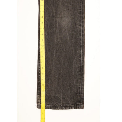 Lee Knox Men Black Straight Regular Jeans W32 L31