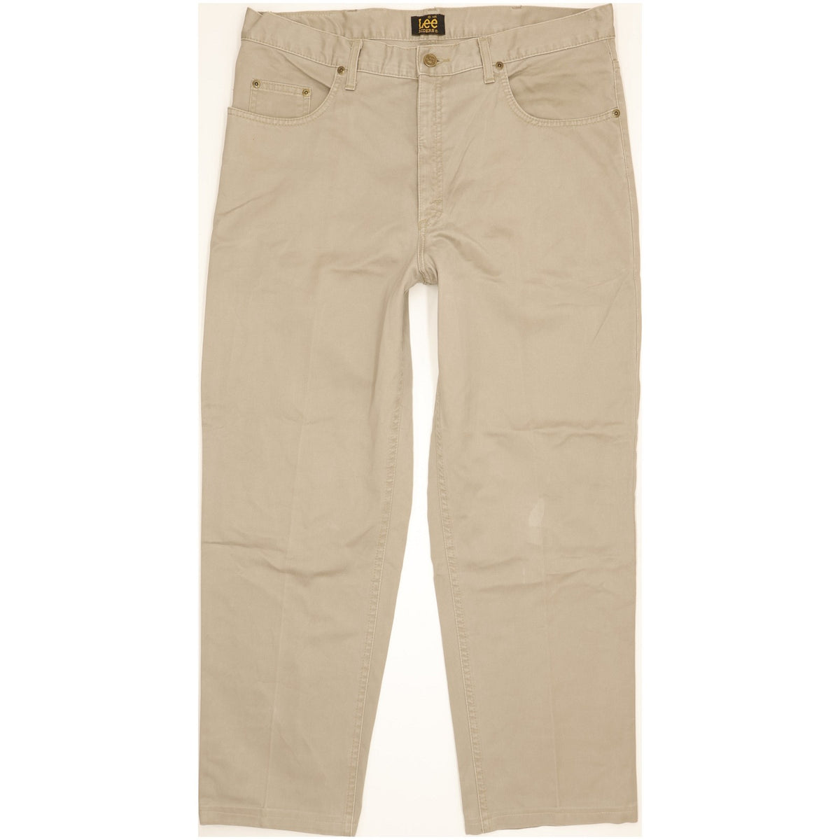 Lee Kansas Men Beige Straight Regular Jeans W38 L28
