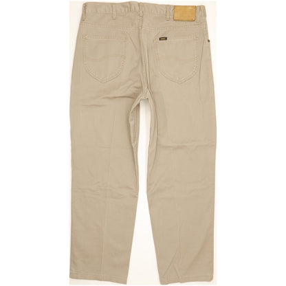 Lee Kansas Men Beige Straight Regular Jeans W38 L28