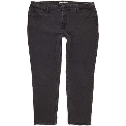 Levi's 311 Shaping Black Skinny Slim Stretch Jeans High Waisted W40 L30