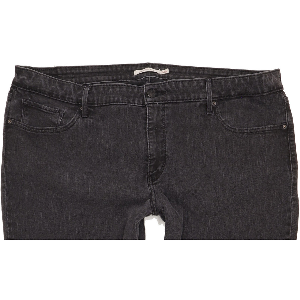 Levi's 311 Shaping Black Skinny Slim Stretch Jeans High Waisted W40 L30