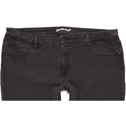 Levi's 311 Shaping Black Skinny Slim Stretch Jeans High Waisted W40 L30