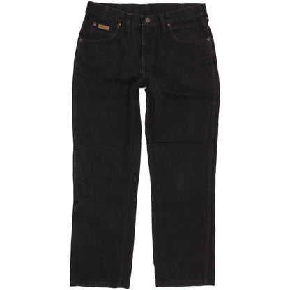 Wrangler Texas Men Black Straight Regular Jeans W32 L28