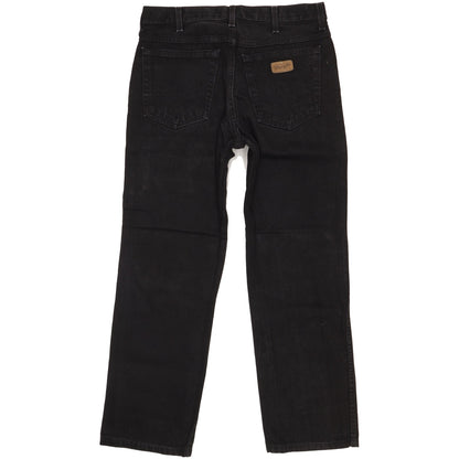 Wrangler Texas Men Black Straight Regular Jeans W32 L28