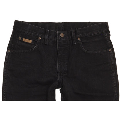 Wrangler Texas Men Black Straight Regular Jeans W32 L28