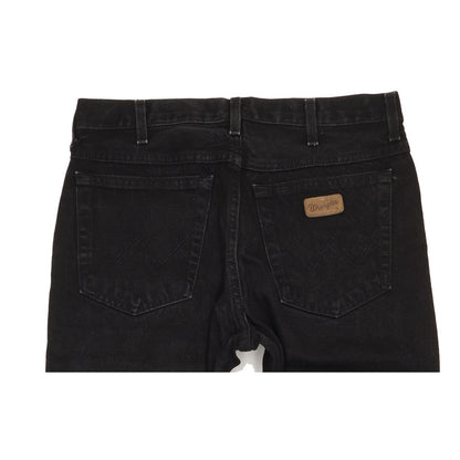Wrangler Texas Men Black Straight Regular Jeans W32 L28