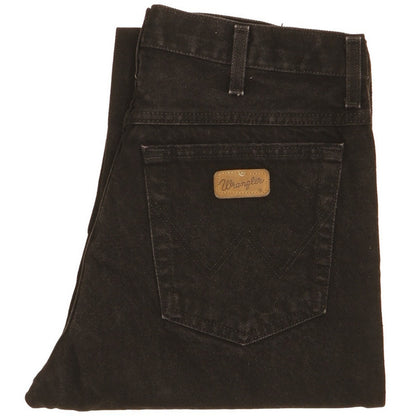 Wrangler Texas Men Black Straight Regular Jeans W32 L28