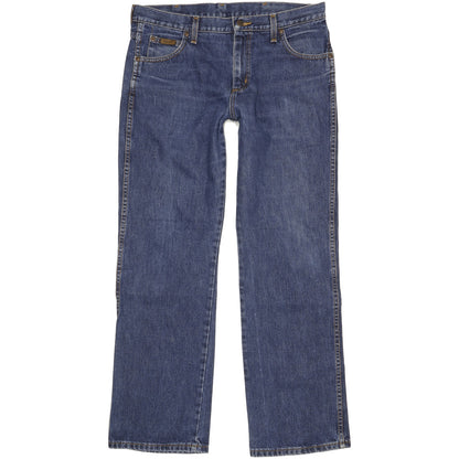 Wrangler Men Blue Straight Regular Jeans W33 L32