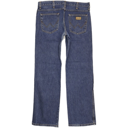 Wrangler Men Blue Straight Regular Jeans W33 L32