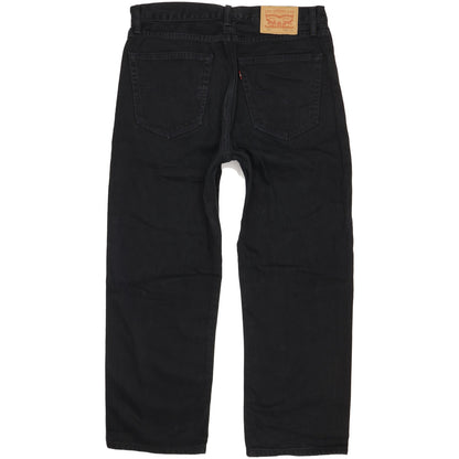 Levi's 751 Men Black Straight Regular Jeans W36 L27