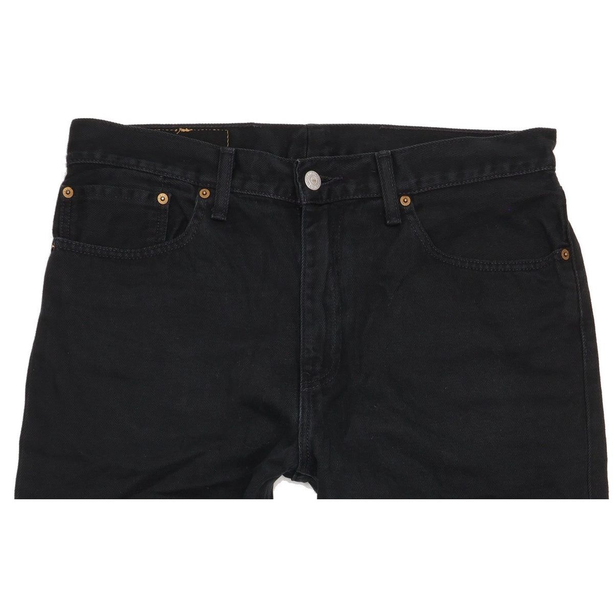 Levi's 751 Men Black Straight Regular Jeans W36 L27