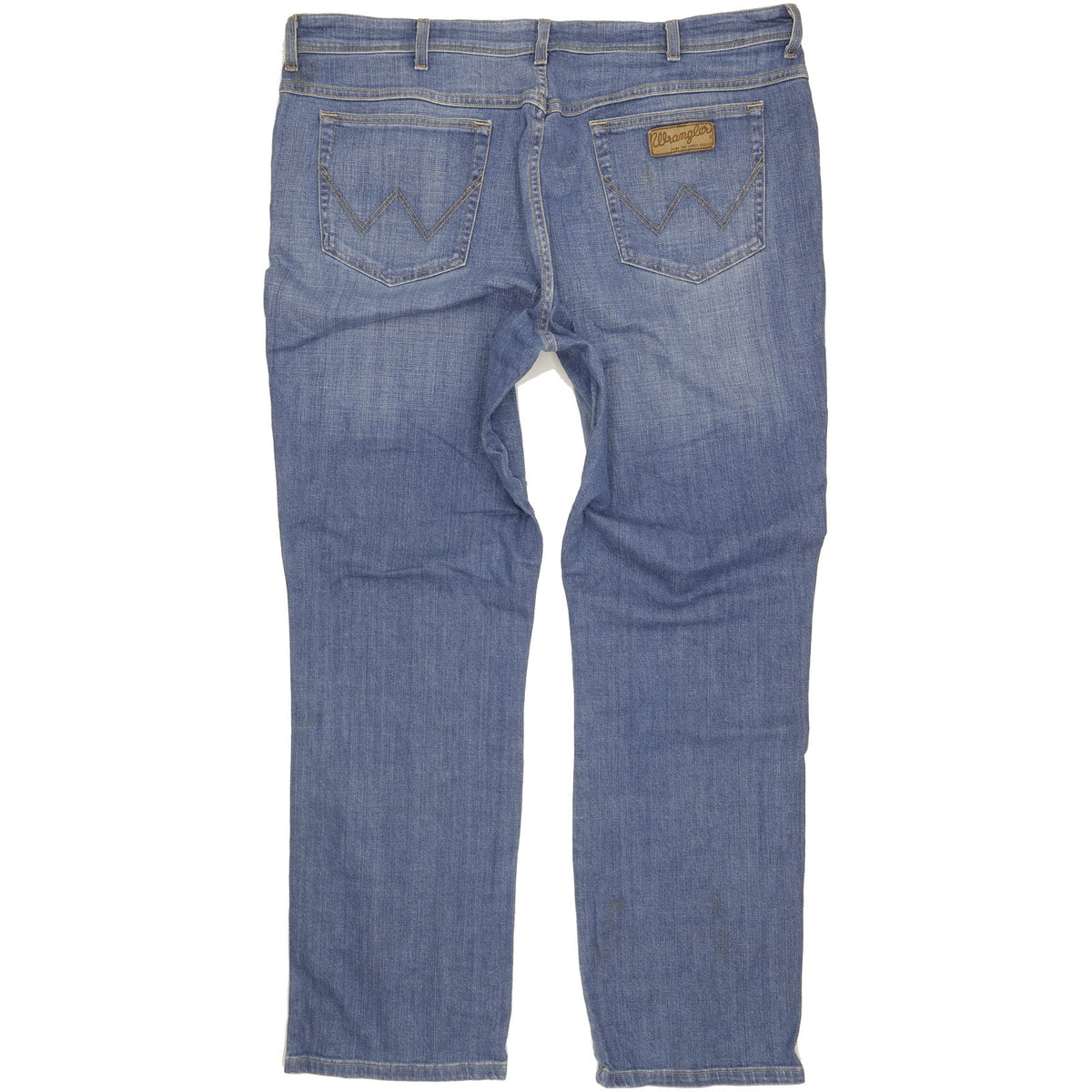 Wrangler Texas Men Blue Straight Regular Stretch Jeans W44 L34