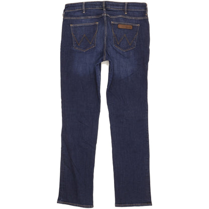 Wrangler Drew Women Blue Straight Slim Stretch Jeans W30 L29