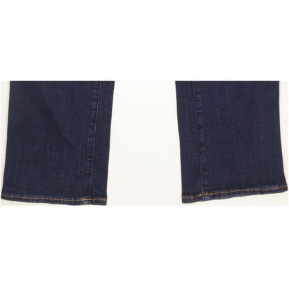 Wrangler Drew Women Blue Straight Slim Stretch Jeans W30 L29