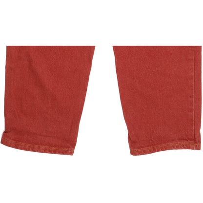 Lee Gossip Red Tapered Relaxed Jeans High Waisted W26 L30