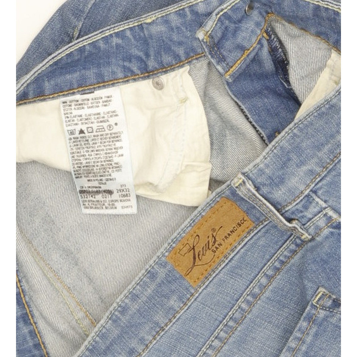 Levi's Demi Curve Women Blue Skinny Slim Stretch Jeans W29 L31