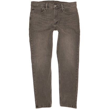 Levi's 512 Men Grey Tapered Slim Stretch Jeans W34 L31