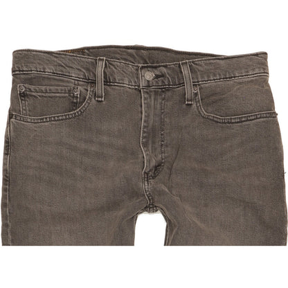 Levi's 512 Men Grey Tapered Slim Stretch Jeans W34 L31