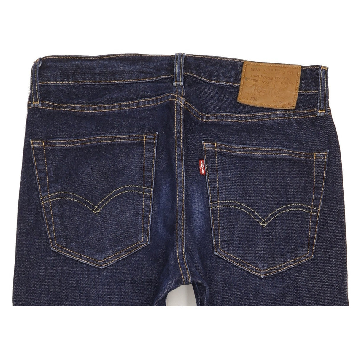 Levi's 502 Men Blue Tapered Regular Jeans W32 L32