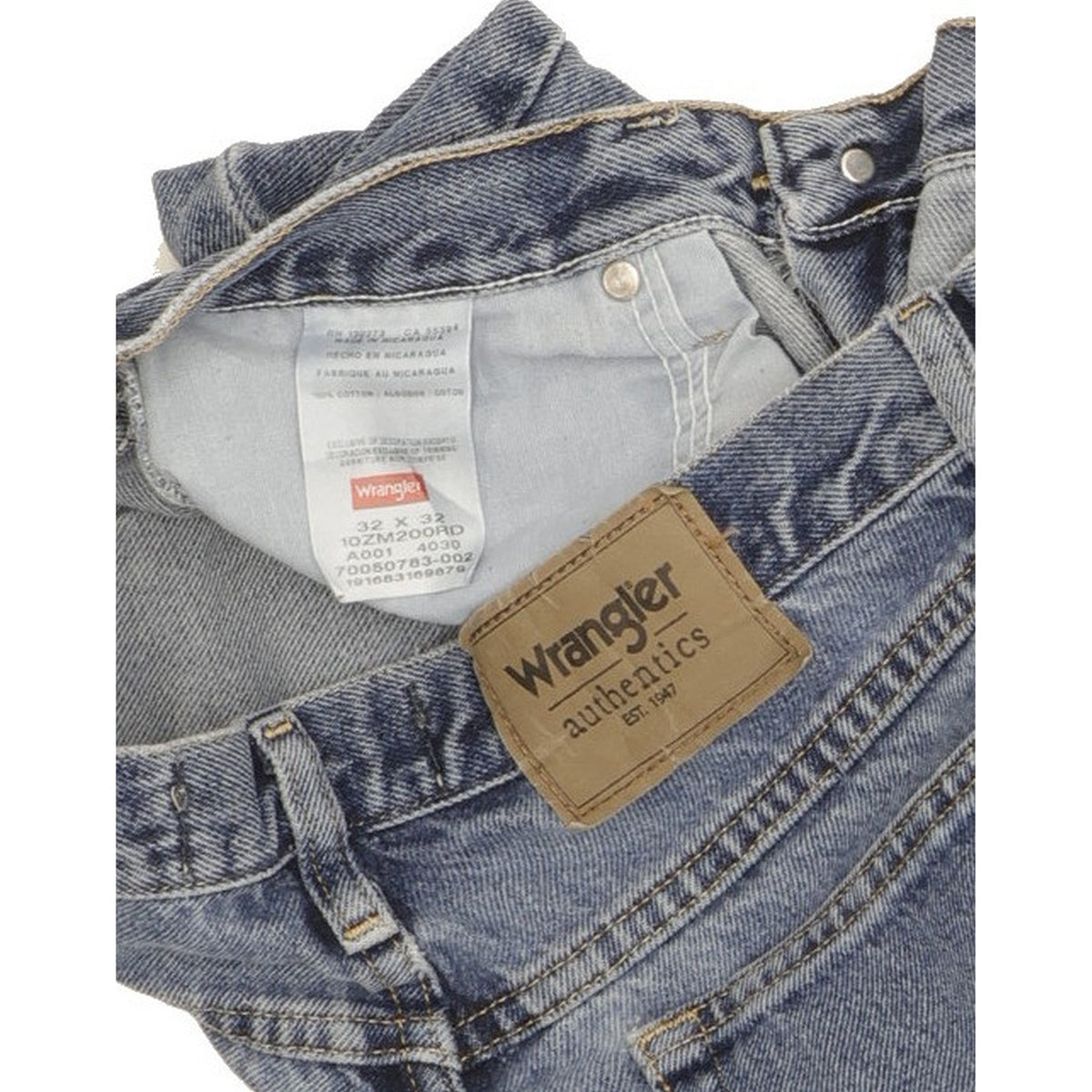 Wrangler Men Blue Straight Regular Jeans W32 L32