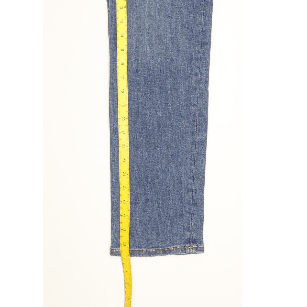 Lee Marion Women Blue Straight Slim Stretch Jeans W28 L30