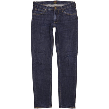 Lee Daren Men Blue Straight Slim Stretch Jeans W32 L34