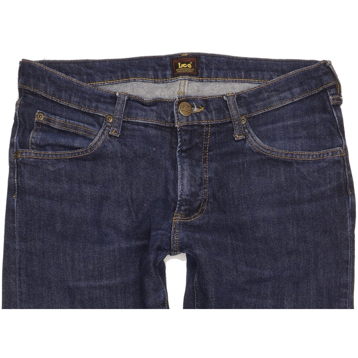 Lee Daren Men Blue Straight Slim Stretch Jeans W32 L34