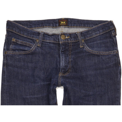 Lee Daren Men Blue Straight Slim Stretch Jeans W32 L34