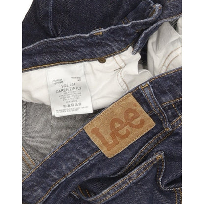 Lee Daren Men Blue Straight Slim Stretch Jeans W32 L34