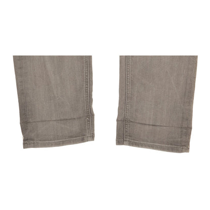 Lee Daren Men Grey Straight Slim Stretch Jeans W36 L30
