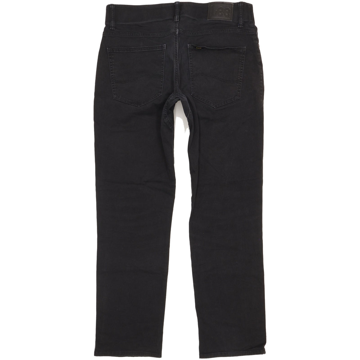 Lee Men Black Straight Regular Stretch Jeans W32 L29