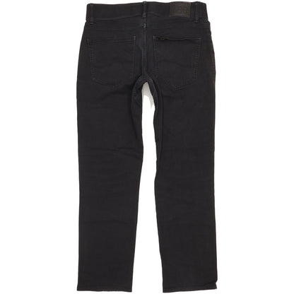 Lee Men Black Straight Regular Stretch Jeans W32 L29